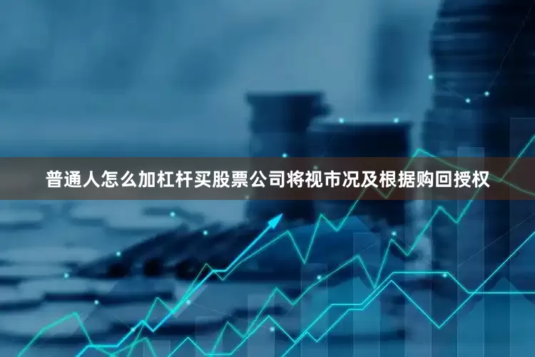 普通人怎么加杠杆买股票公司将视市况及根据购回授权